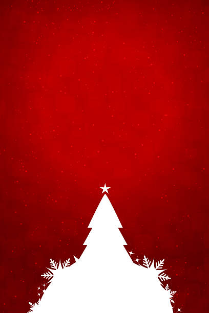 istock Vertical white dark red maroon color glittering shiny vector backgrounds with snowflakes pattern and Christmas tree on curved snow hill top of mound making cartoon festive scene, New Year backdrop 2243522984