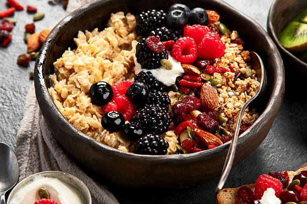 istock Healthy vegan breakfast. Diet concept. 2243524857