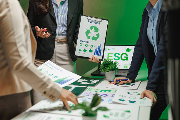 istock Businesswomen discussing environmental, social, and governance (esg) issues 2243536608