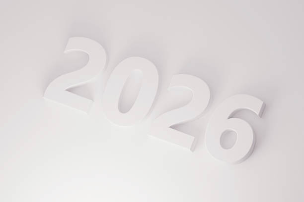 istock Minimal 3D rendering of white numbers 2026 on a light background. Modern and clean concept symbolizing the new year, future goals, and upcoming events in a sleek minimalist style. 2243537847