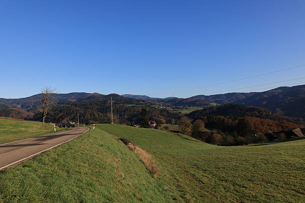 istock Sunny autumn day in Steinen in the Black Forest 2243541813