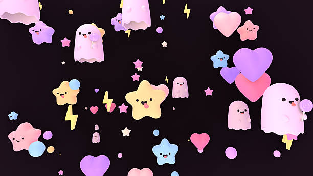 istock kawaii ghosts and stars 2243550420