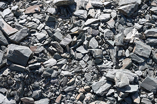 Full frame background of small stones and pebbles