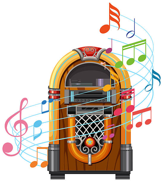 240+ 1950s Record Player Illustrations - iStock