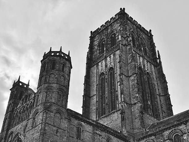 Low angle view of Durham Cathedral