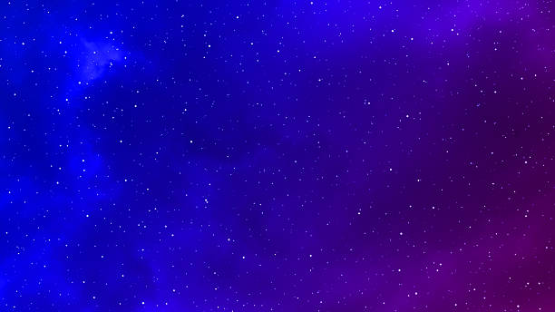 istock Starry night blue purple magenta pink galaxy space background. 2243580628