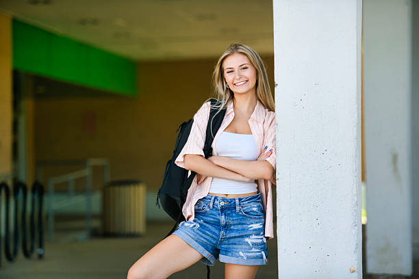 istock Portrait of student in a campus on day time 2243589011