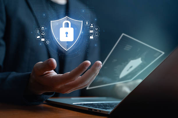 istock Business cybersecurity concept.Data protection and online safety. 2243591094