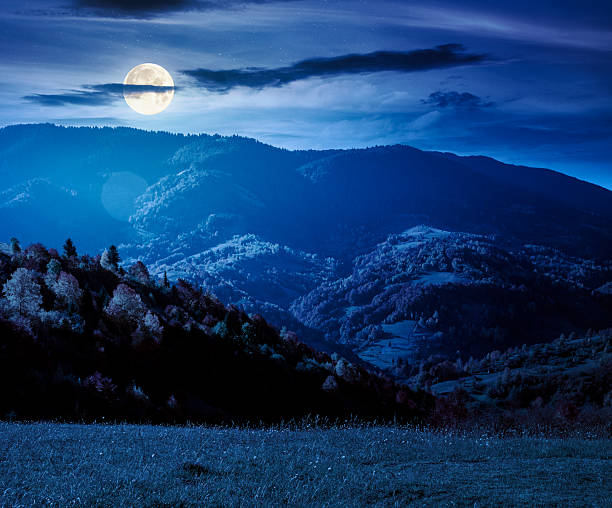 istock autumn mountain landscape at night 2243591979
