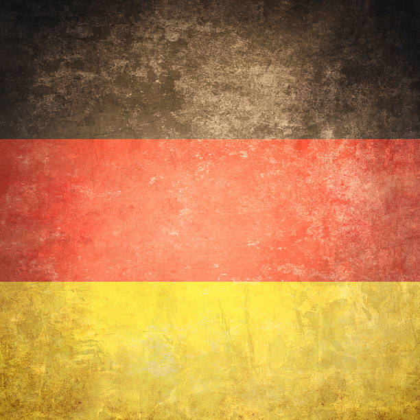 istock Germany flag with old texture grunge and vintage 2243592185