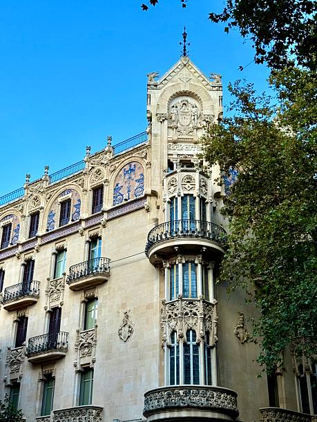 istock Ornate historic building in Palma de Mallorca, Spain 2243593894