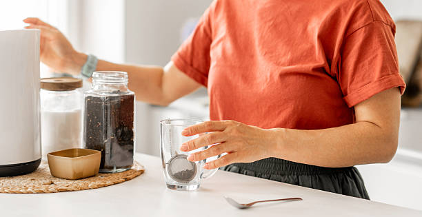Woman Making Tea