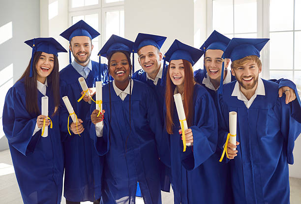 istock Multinational Graduates Celebrate Success in High School 2243600482