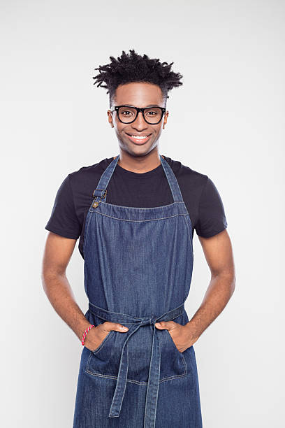 istock Portrait of afro american shop worker 2243601113