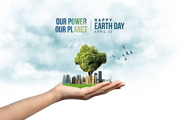istock Our Power, Our Planet. World Environment day and Earth day concept background. 2243602809