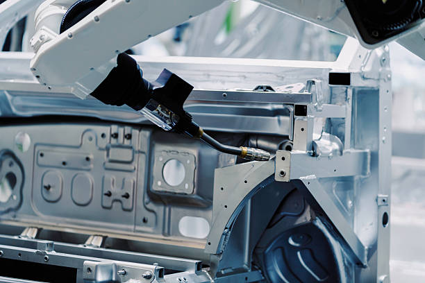 istock robot arm working in car factory 2243605131