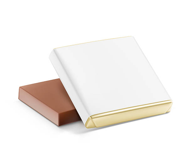 istock Branded chocolate squares, Neapolitan mockup for promoting business, special occasions. 2243607270