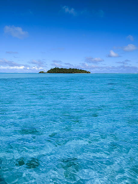 Beautiful lagoon in Fakarava, Tuamotus,  French Polynesia