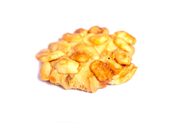 cookie isolated on white background.  Sweet biscuits. Homemade pastry.