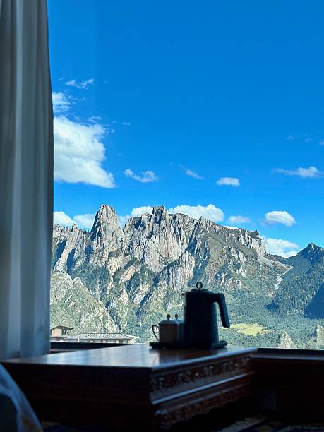 istock Mountain View from Bay Window in Gannan, Gansu, China 2243609948