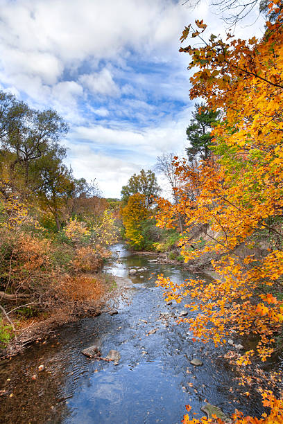 istock River running through valley in Ontario Canada 2243610243