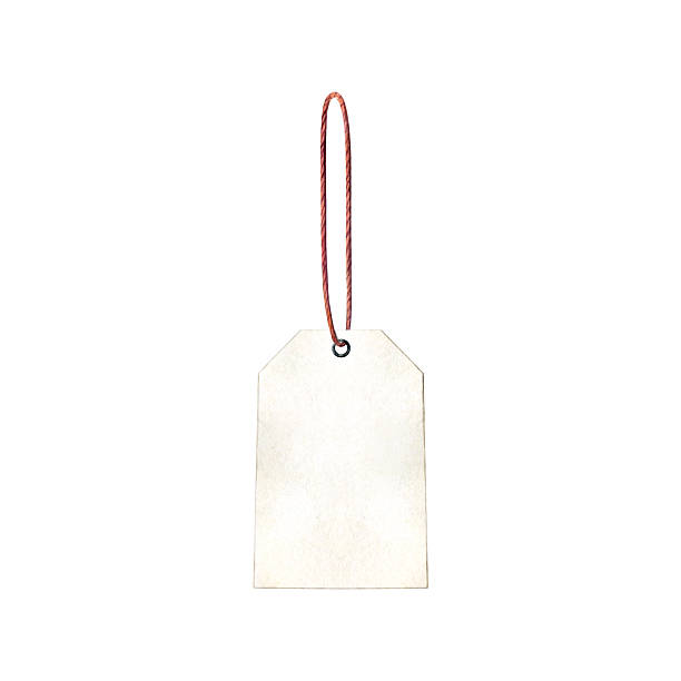 istock Watercolor of white gift tag. Good for postcards, invitations, greeting cards. 2243627248