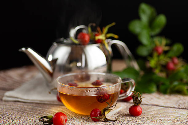 istock hot medicinal rosehip tea in a cup 2243649701