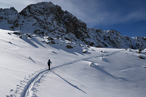 Ski touring at the Portella Joan Antoni