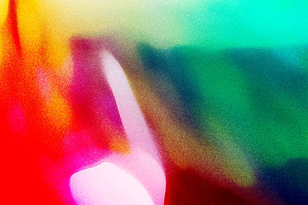 istock Abstract smooth shapes soft grainy texture red blue yellow background for banner, poster, covering,web page, landing page , wallpaper design 2243652084