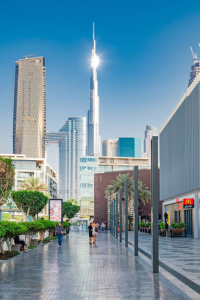 Dubai, UAE  october 05, 2025: City Walk, Burj Khalifa and Downtown