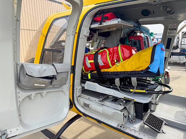 istock Medical Helicopter with Open Doors 2243663386