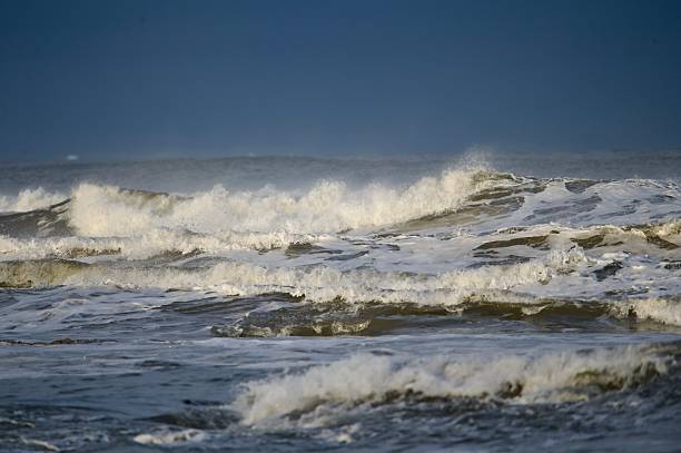 istock Storm waves crashing seascape views 2243674941