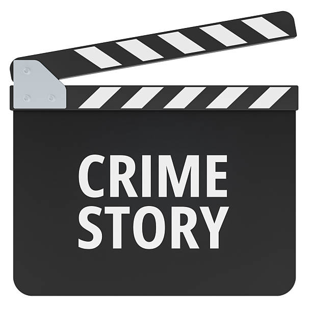 istock Crime Story, movie clapperboard. 3D rendering 2243678886