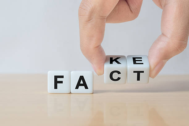 istock Fact or Fake concept, change white dice 2243697523