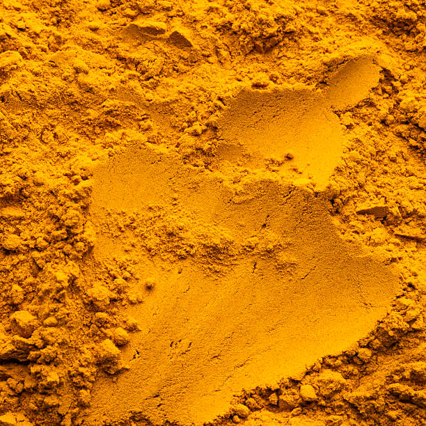 istock Finely dried turmeric powder scattered - Curcuma longa 2243703983