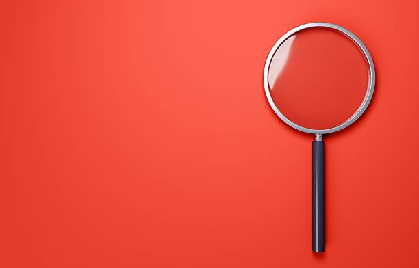 istock Simple 3D image of a magnifying glass 2243714757