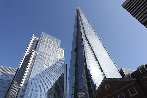 istock Modern skyscrapers in London under a clear sky. 2243718636