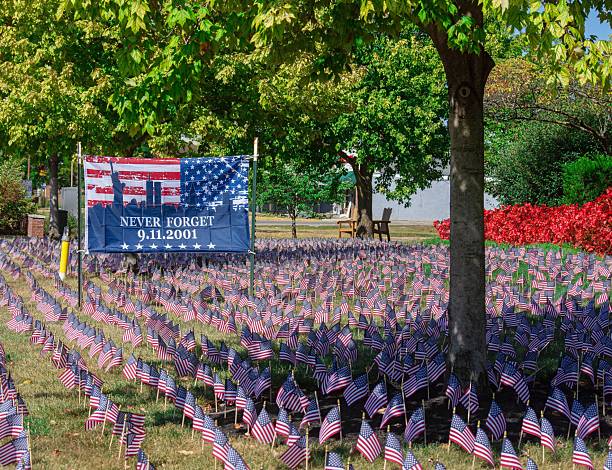 istock 9 11 Memorial Display in a Park 2243722877