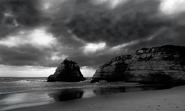 istock Dramatic Coastal Rock Formations in Algarve, Portugal 2243723535