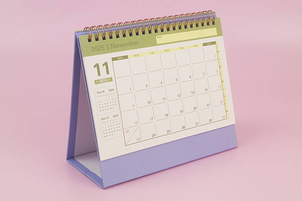 istock Calendar isolated on pink 2243724153