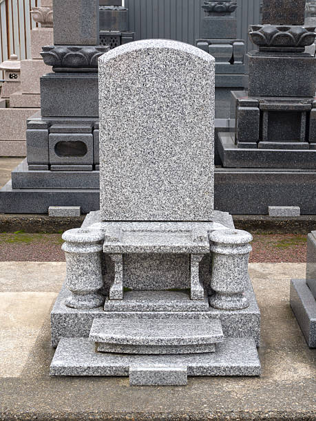 istock Brand new Japanese gravestone 2243724559