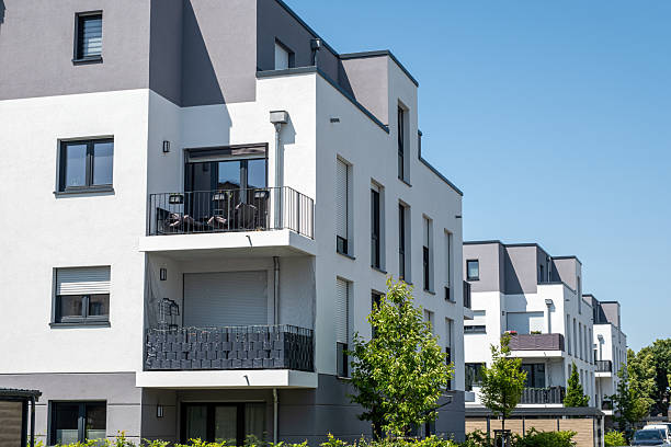 istock Modern multifamily residential buildings 2243725204