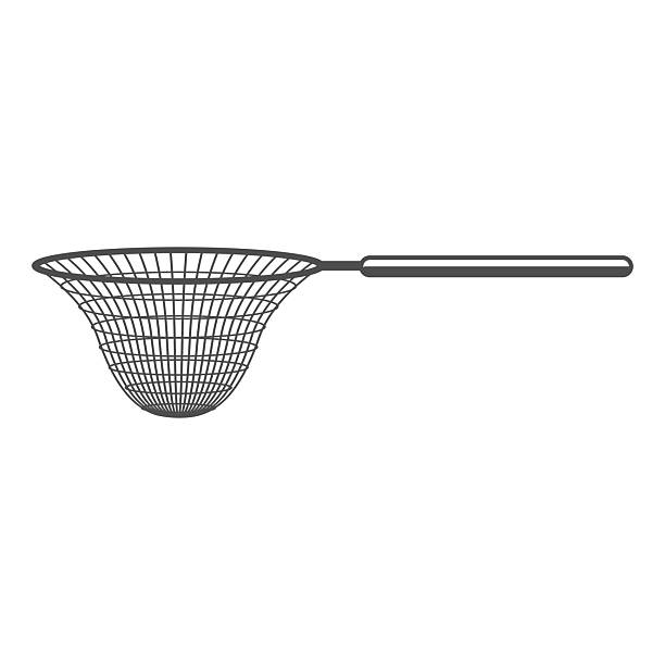 istock Isolated Deep Fry Spoon Skimmer for Restaurant Cooking Kitchen Icon Illustration Design 2243727456