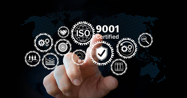 istock ISO 9001 certified quality management system concept showing business standard and process improvement 2243736979