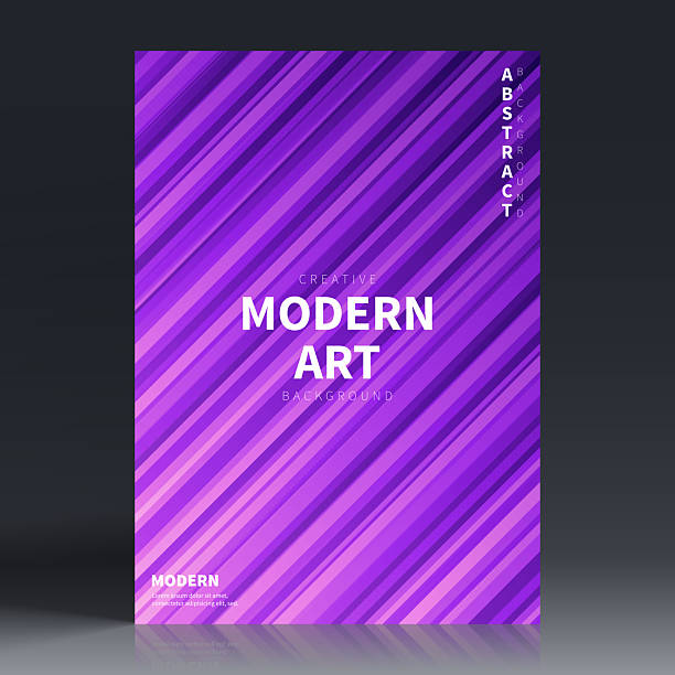 istock Brochure template layout, Purple cover design, business annual report, flyer, magazine 2243739304