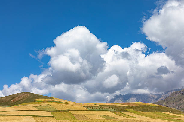 Autumn scenery of primitive village