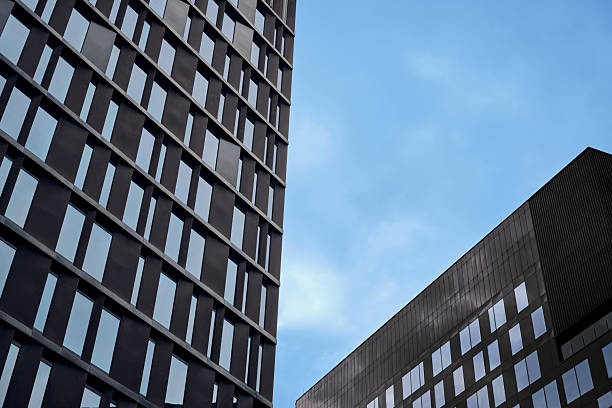 istock Modern glass and steel office buildings 2243751312