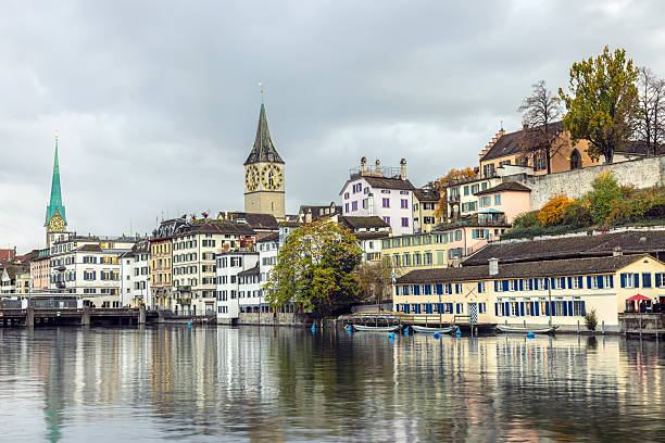 istock Zurich  with River Limmat on a cloudy day 2243763279