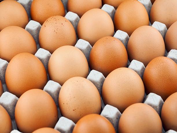 istock Fresh brown eggs, food, cooking ingredients 2243766994