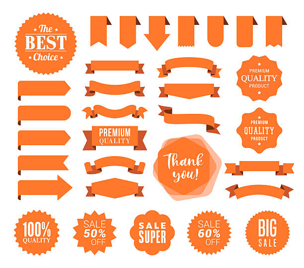 Vector illustration of Sales, Marketing Bursts and Badges